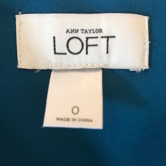 Ann Taylor LOFT Turquoise Dress - Picture 6 of 8